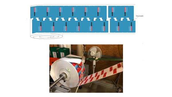 Wepro AG - Reisebranche - Produktion der Kofferanhänger mit Tyvek