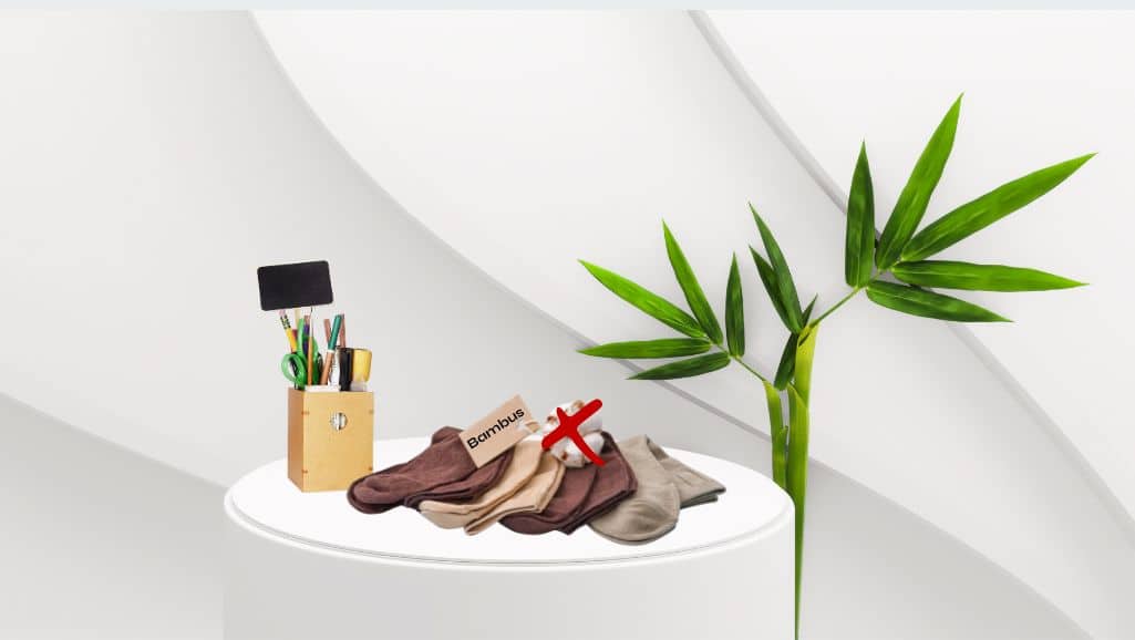 Wepro AG - Bambus Sichtschutz, Socken & Stifthalter